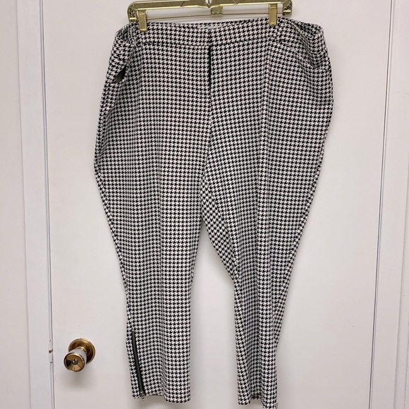 Houndstooth cropped pants - Picture 1 of 6